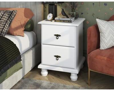 Palace Imports 100% Solid Wood Kyle 2-Drawer Nightstand