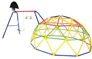 ActivPlay Geo Dome Climber with Swing Set