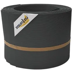 zaun zu® Sichtschutzstreifen Rille 10x Einzelstreifen 2,55m Sichtschutz Anthrazit, 10 x 2,55m