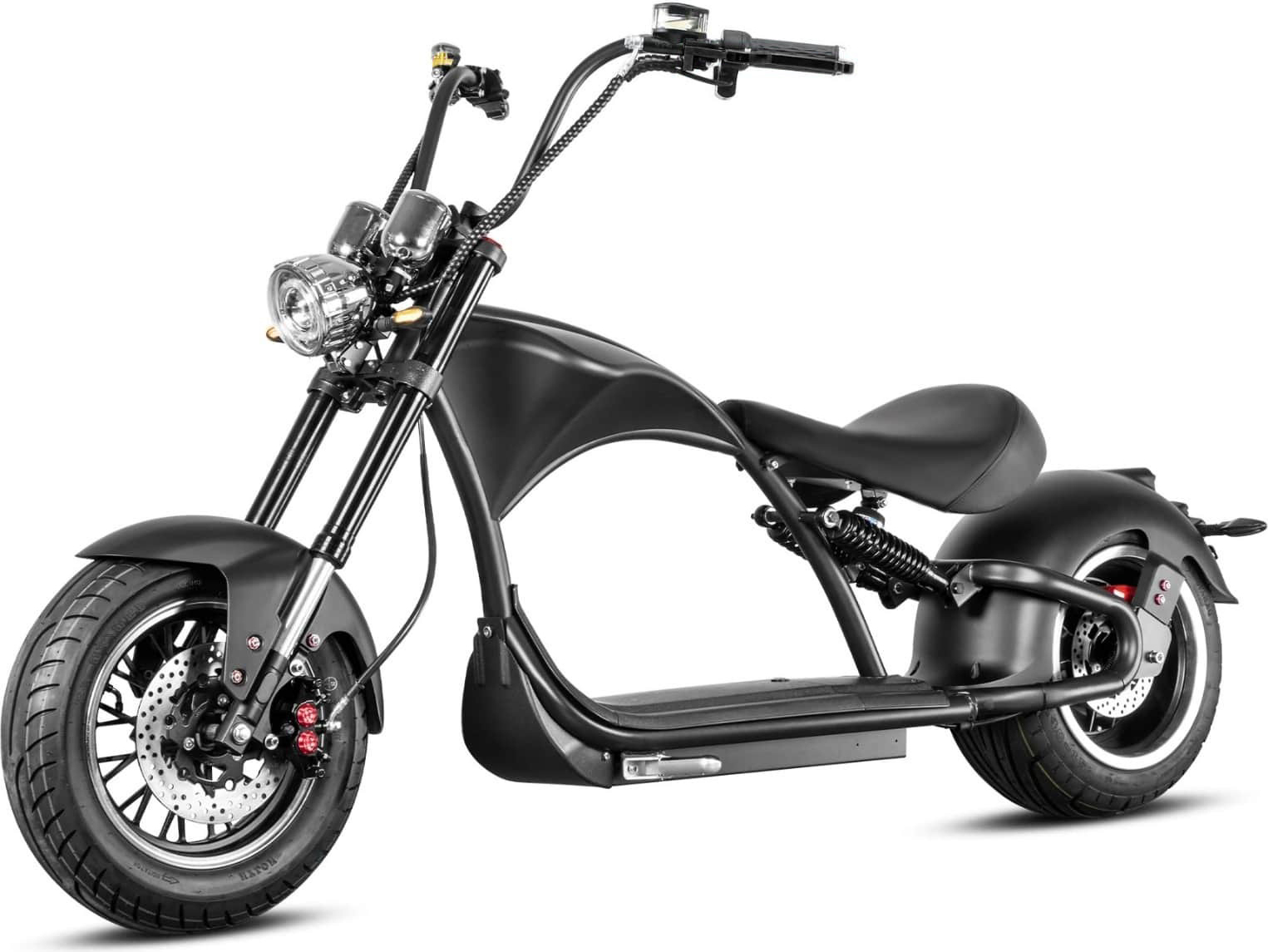 Elektroroller Chopper X9, mit Straßenzulassung, E-Scooter, E-Roller, 45 km/h, 3000 Watt, 20Ah, 50km Reichweiter, Roller