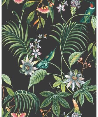 Superfresco Easy Adilah Dark Tropical Floral Wallpaper