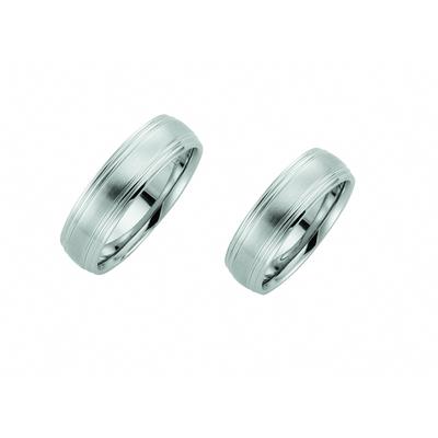 Partnerring ADELIA´S "Damen Edelstahl Freundschaftsring" Gr. 68, silber, Fingerringe, Damen, 68, Edelstahl, Edelstahlschmuck für Damen
