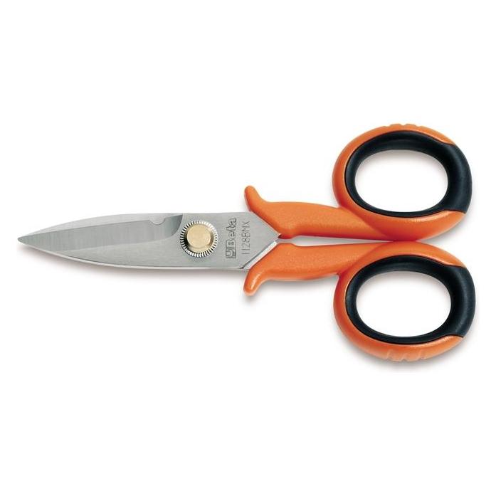 BETA 1128BMX Elektrikerschere, gerade Schneiden aus rostfreiem Stahl, mit Mikroverzahnung (hochwerti (14.70 cm) (BE1128BMX)