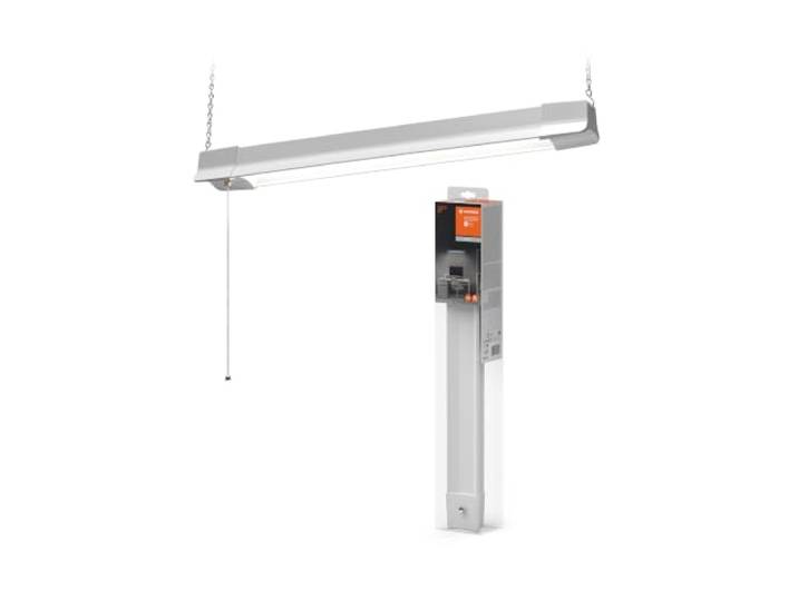 LEDVANCE Office Line Curve Suspended LED-Arbeitsplatzleuchte, weiß, 24W, 2700lm, konzentrationsfördernde kaltweiße Lichtfarbe, besonders handlich, lange Lebensdauer, IP20 Schutzklasse, 4000K