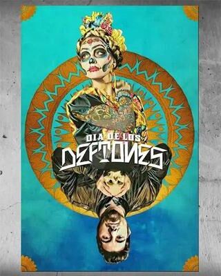 Inspired Finds Deftones Around The Fur Retro Album Canvas Poster For Music Room & Wall Decor 11.81x15.75in No Frame psychedelic Relic