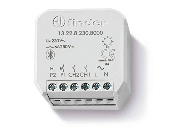 YESLY Tipo 13228230B000 Bluetooth multifunctioneel relais voor inbouw - serie 13 Finder