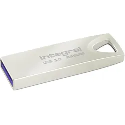 Integral INFD256GBARC3.0 (256 GB, USB-A), USB Stick, Silber