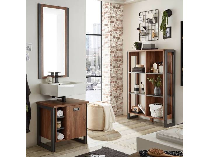 Badezimmerset II 3-teilig 171 x 205 x 40cm Braun
