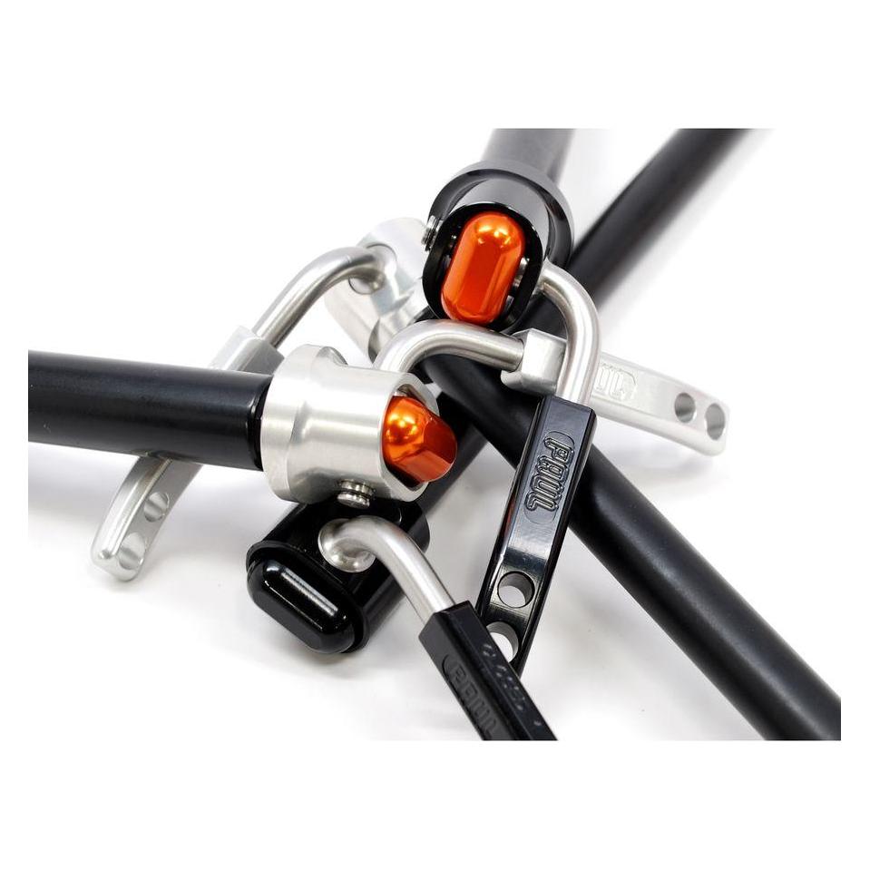 Paul Component Engineering Paul Component Set'n Forget Schnellspann-Steckachse, HR 12x176mm, M12x1.5, silver/orange SALE (33128876)