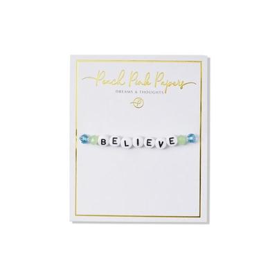 Armband BELIEVE Grün