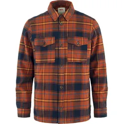 Fjällräven Fjäll Räven Herren Övik Lite Padded Shirt - L - Autumn Leaf-Dark Navy