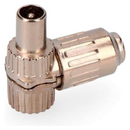 EDM Metal 9.5mm angled tv male plug (retracted) (49419284)