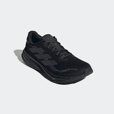 Laufschuh ADIDAS PERFORMANCE "SUPERNOVA RISE GTX", Herren, Gr. 41, schwarz-weiß (core schwarz, carbon, core schwarz), Textil, Schuhe Laufschuh, wasserdicht