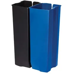Treteimer Rubbermaid Recyclingoptionen Slim Jim® 30 L dualer Inneneimer 2 x 15 L für Step-On Abfallbehälter aus Edelstahl