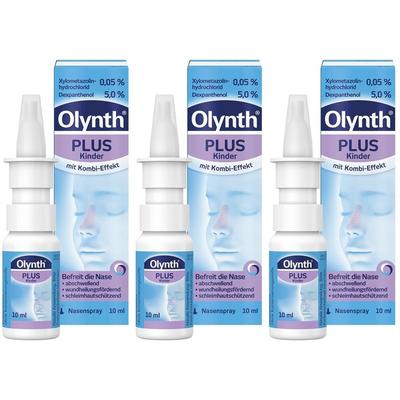 Olynth Plus 0,05%/5% für Kinder Nasenspray o.K. 3x 3x10 ml