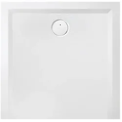 Duschwanne Muna S 900x900x30, Antirutsch, Solique, weiß