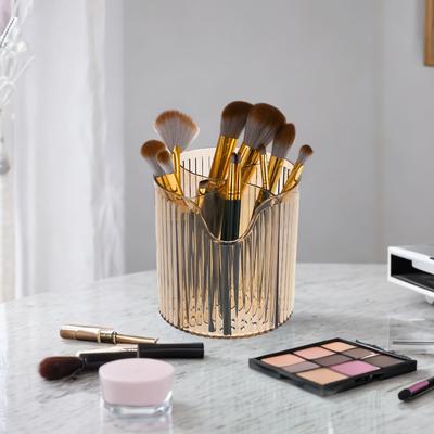 Unique Makeup Brush Cup, 4 Slot Makeup Organizer, Cosmetics Storage Cup