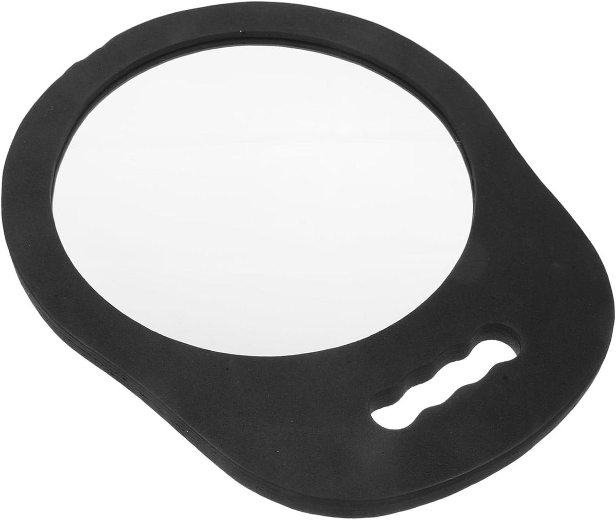 Onbreekbare Barber Handspiegel met EVA Frame voor Professionals - Zwart - 35 x 28 cm