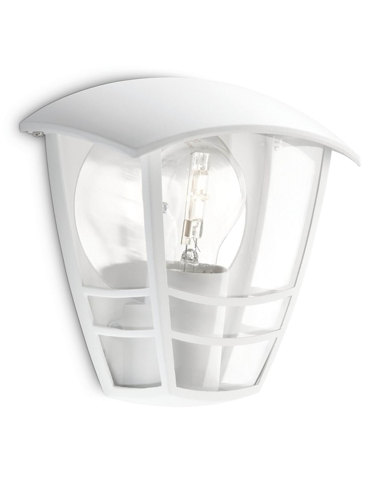 Philips Creek wall lantern white 1x60W 230V