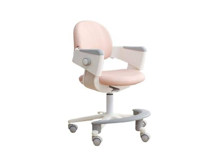 Ygt9mS6vz Stuhl mit hoher Rückenlehne Kinderschreibtischstuhl, höhenverstellbarer Stuhl, ergonomischer, Kinderbürostuhl, Kindercomputerstuhl for Familien, Schulen und Büros(Pink)