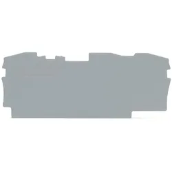 Wago 2006-1391 Abschluss- und Zwischenplatte,1 mm dick,grau 20061391  - 25 Stück
