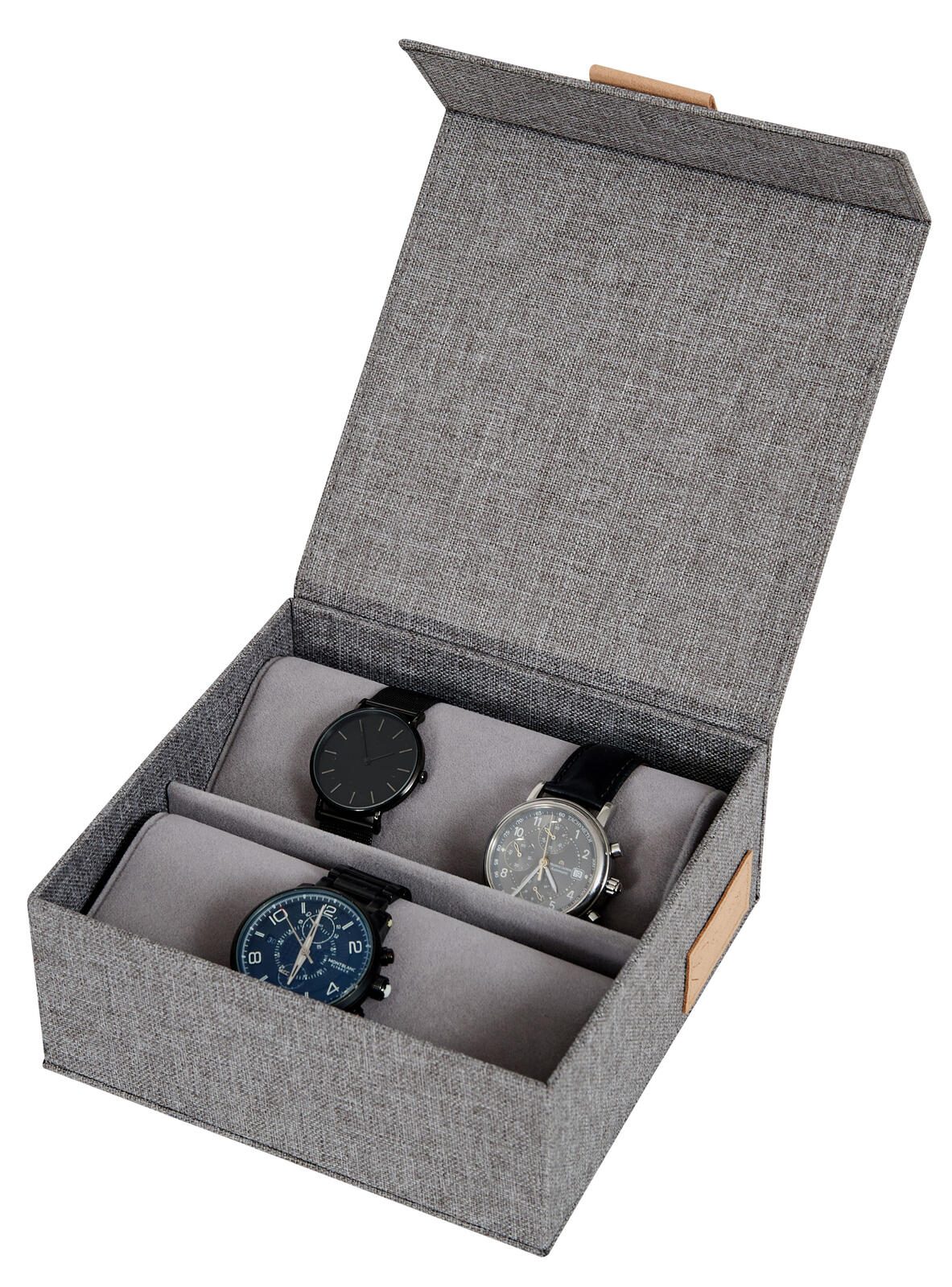 LOVE !T STORE !T Uhrenbox Premium 16,5 x 16,5 x 7 cm, grau 551457OS