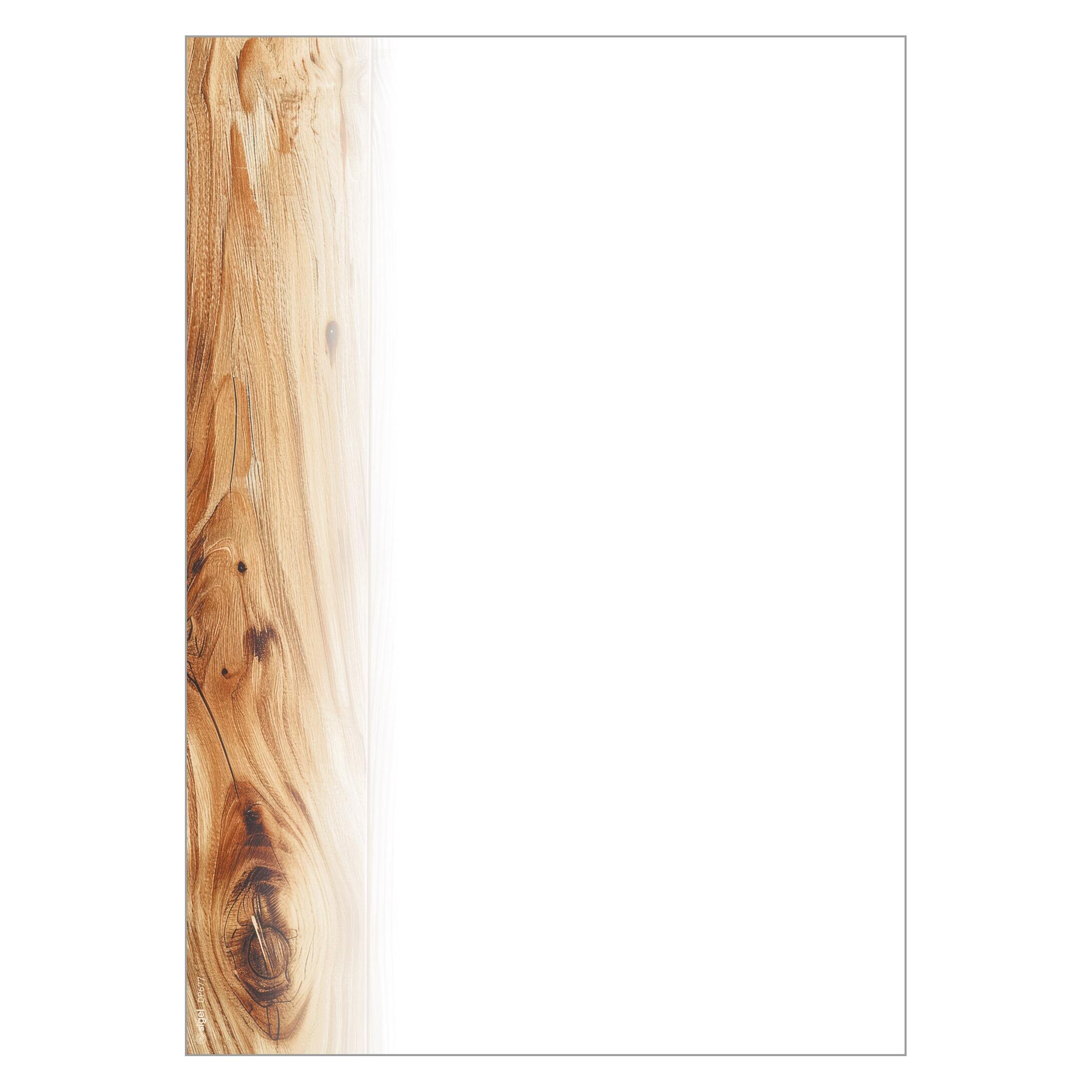 Sigel Design-Papier "Oak" (A4, 100 Blätter, 90 g/m²) (DP677)