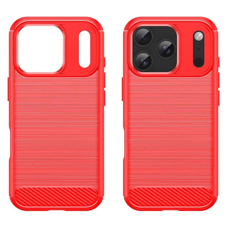 Cover-Discount iPhone 18 Pro Max / iPhone 17 Pro Max - Metall Carbon Look Hülle (Apple iPhone 17 Pro Max, Apple iPhone 18 Pro Max) (78144612)