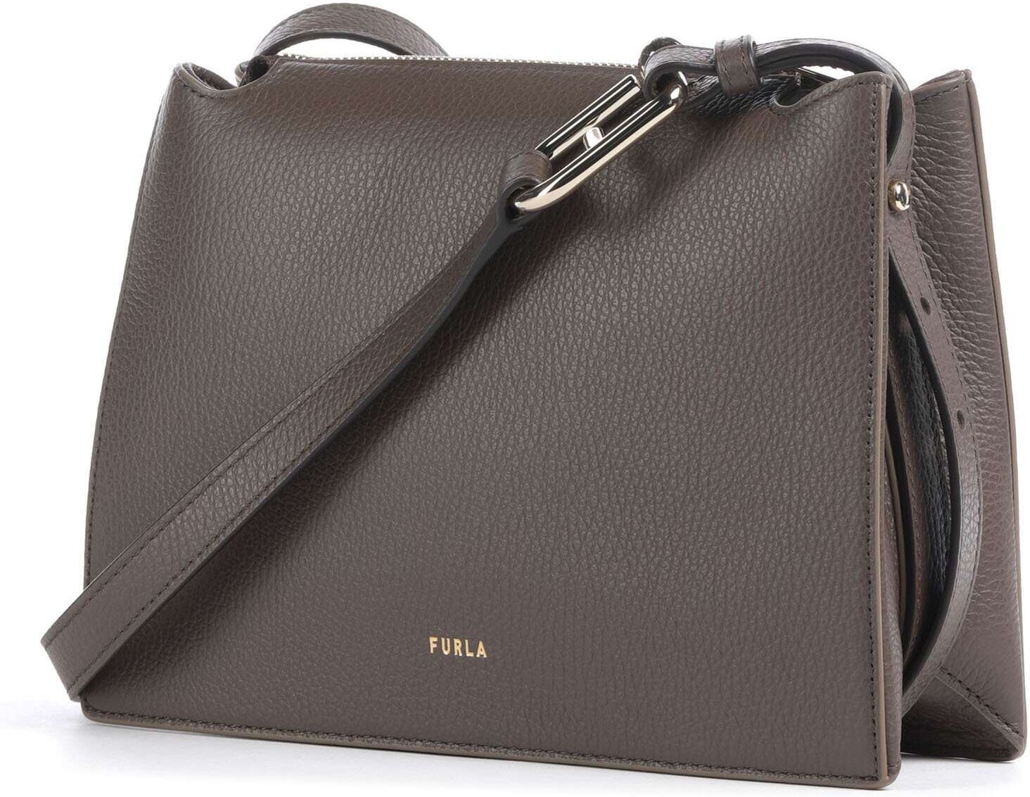 Furla Nuvola S   Leather Crossbody bag   brown
