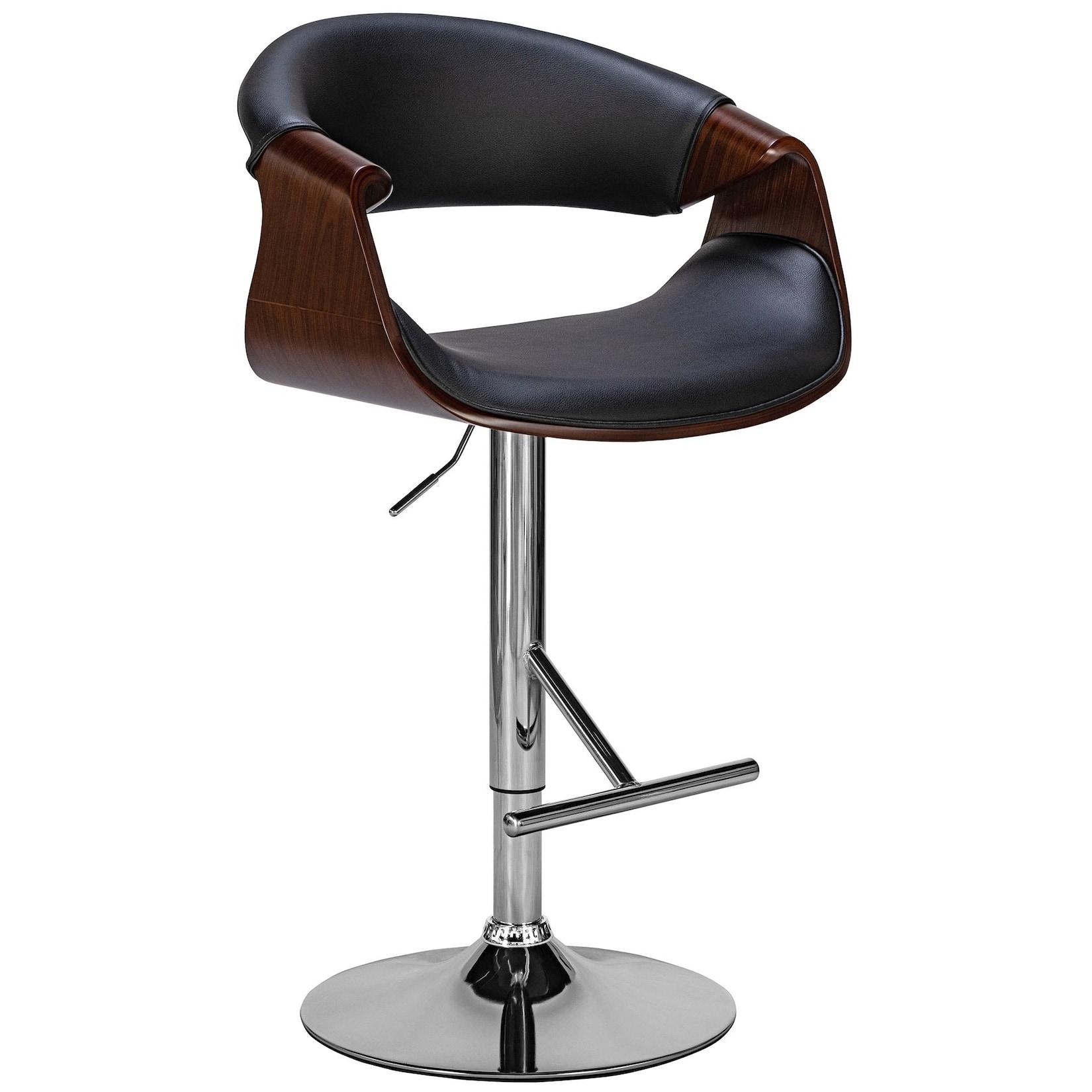 CLP Barhocker Foley Kunstleder Farbe: walnuss/schwarz