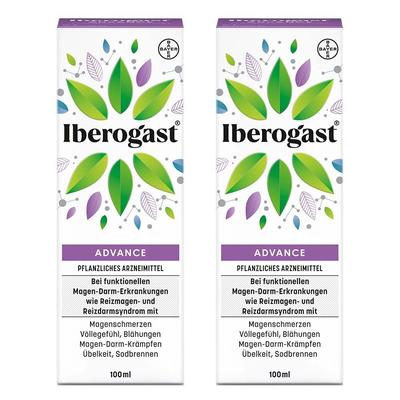 2x Iberogast Advance 2x100 ml Flüssigkeit zum Einnehmen