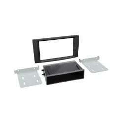 Doppel 2-DIN Radioblende mit Fach für VW T5(7H)/Touareg(7L) ACV 281320-27-2