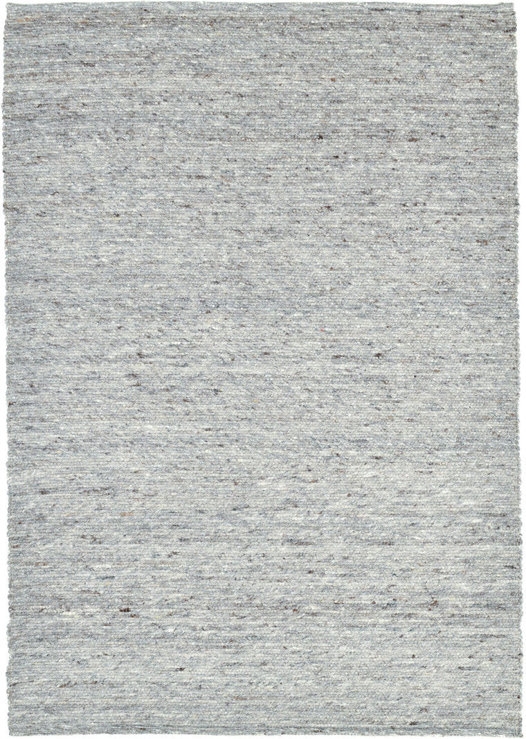 Theko Hand Woven Wool Grey Indoor Rug Gray Rectangle 90 x 160cm