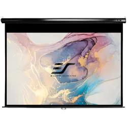 Elite Screens schwarze manuelle Leinwand 269 cm 106 Zoll