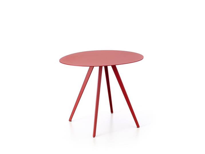 Kaffeetisch Agorà Segis rot, Designer Cisotti & Laube, 49.5x40x43 cm