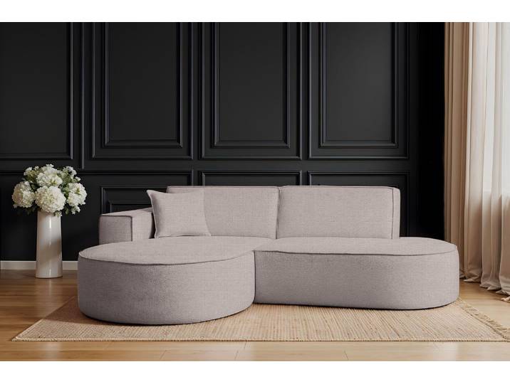 Kaiser Möbel Ecksofa Designer MODENA STUDIO stoff Artico Beige Links