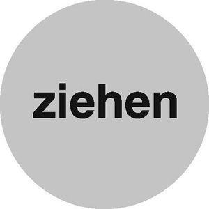 SafetyMarking Hinweisschild Folie, Ø 6 cm, Ziehen