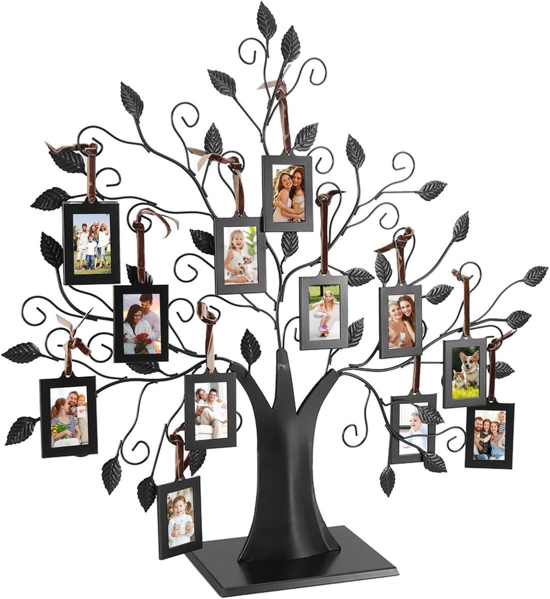 Familieboom Fotolijst met 12 fotolijstjes voor stamboom decoratie
