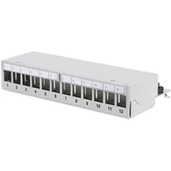 Digitus Modulares Desktop Patch Panel, geschirmt, 12-Port