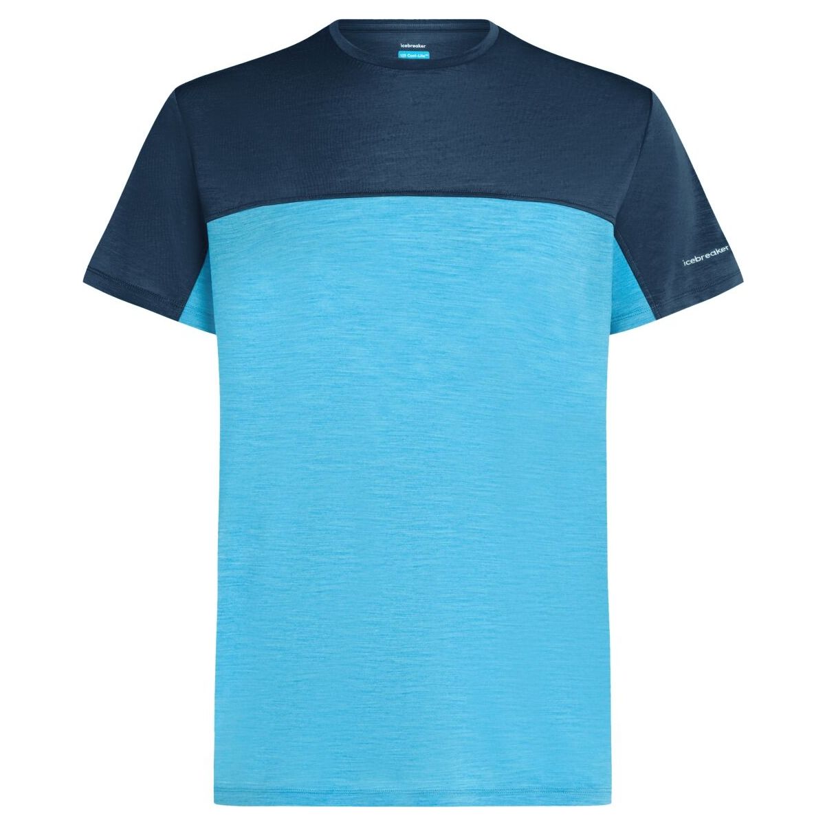 Icebreaker Men Merino Blend 125 Cool-lite Sphere Short Sleeve Tee Colour Block arctic/atlantis/cb (0L0) XL IB0A56X30L0-XL