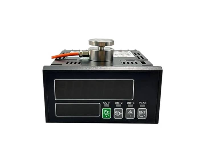 Mikroplanare Kapsel-Wägezelle und Messgerät, 5-stellige Anzeige, intelligente, integrierte Ebenenwägesensoren, Spannungsdruck für Trichter(300KG)