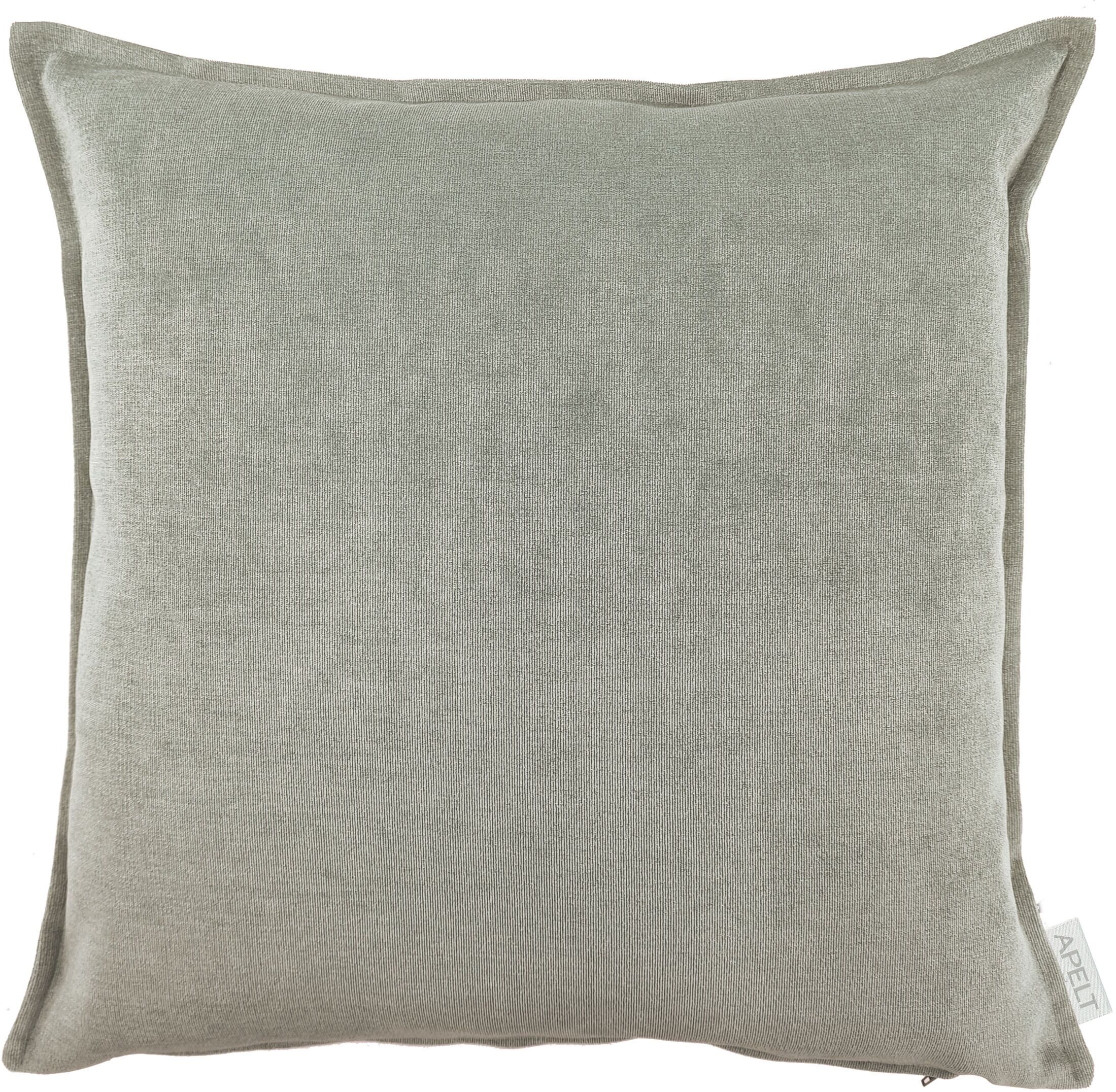 Dekokissen APELT "Tahoe", grau, B:45cm H:5cm L:45cm, Baumwolle, Polyester, Dekokissen_Sitzkissen_Kissenhüllen, Dekokissen