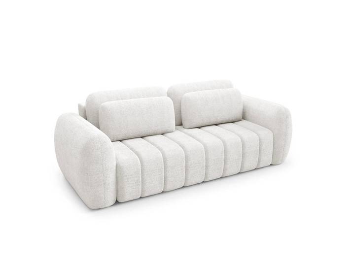 Petits-meubles Sofa Cesar 3 Sitzplätze Weiß, Holz, 266x95x110 cm, Wohnzimmer, Sofas & Couches, Sofas, 3-Sitzer Sofas