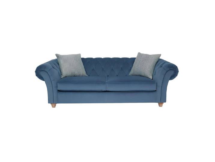 Xlmoebel 2-Sitzer jvmoebel ® Ledersofa in Blau mit bequemer Polsterung, 2-Sitzer, Hergestellt in Europa