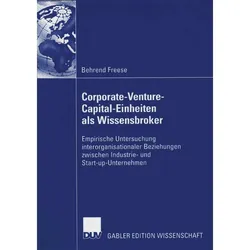Corporate-Venture-Capital-Einheiten als Wissensbroker, Fachbücher