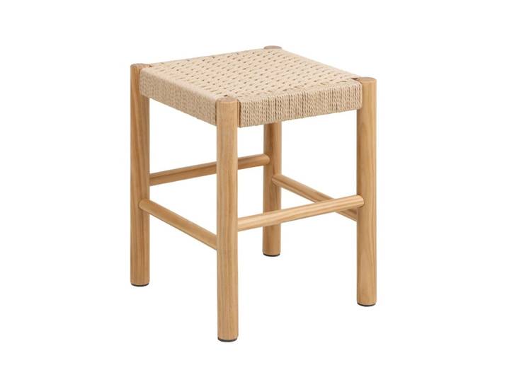 Tabouret en bois et assise tressée l80