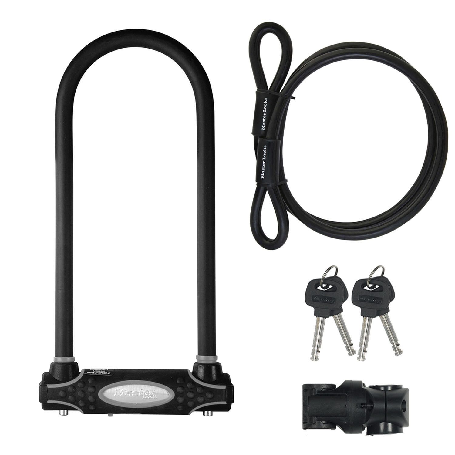 Master Lock® Fahrradschloss schwarz P23684