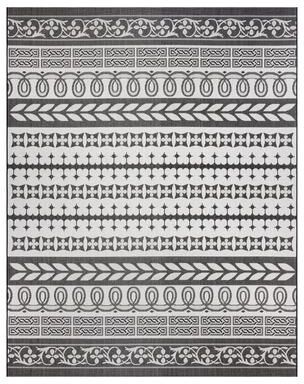 Gertmenian Paseo Burke Bohemian Striped Polypropylene Flatweave Indoor/ Outdoor Area Rug