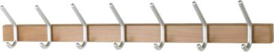 Wandgarderobe, Alu/Buche, 1000 mm breit