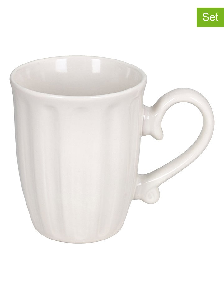 Tognana 6er-Set: Kaffeetassen in Creme - 300 ml - onesize